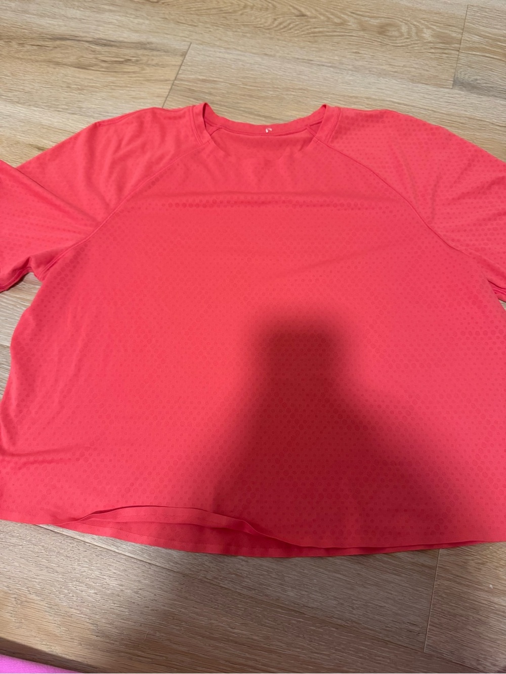 lululemon athletica Short Sleeve Crew Tee in Coral